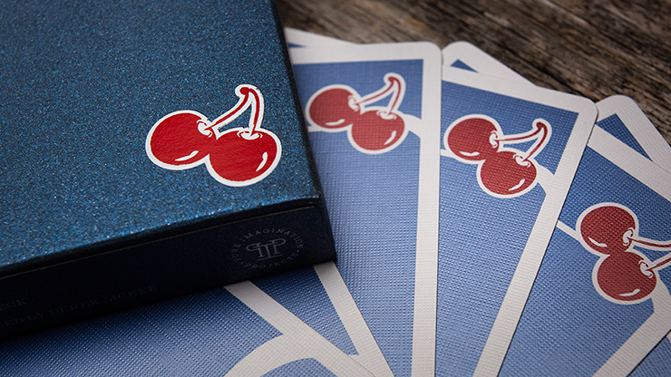 Cherry Casino House Deck Playing Cards (Tahoe Blue) by Pure