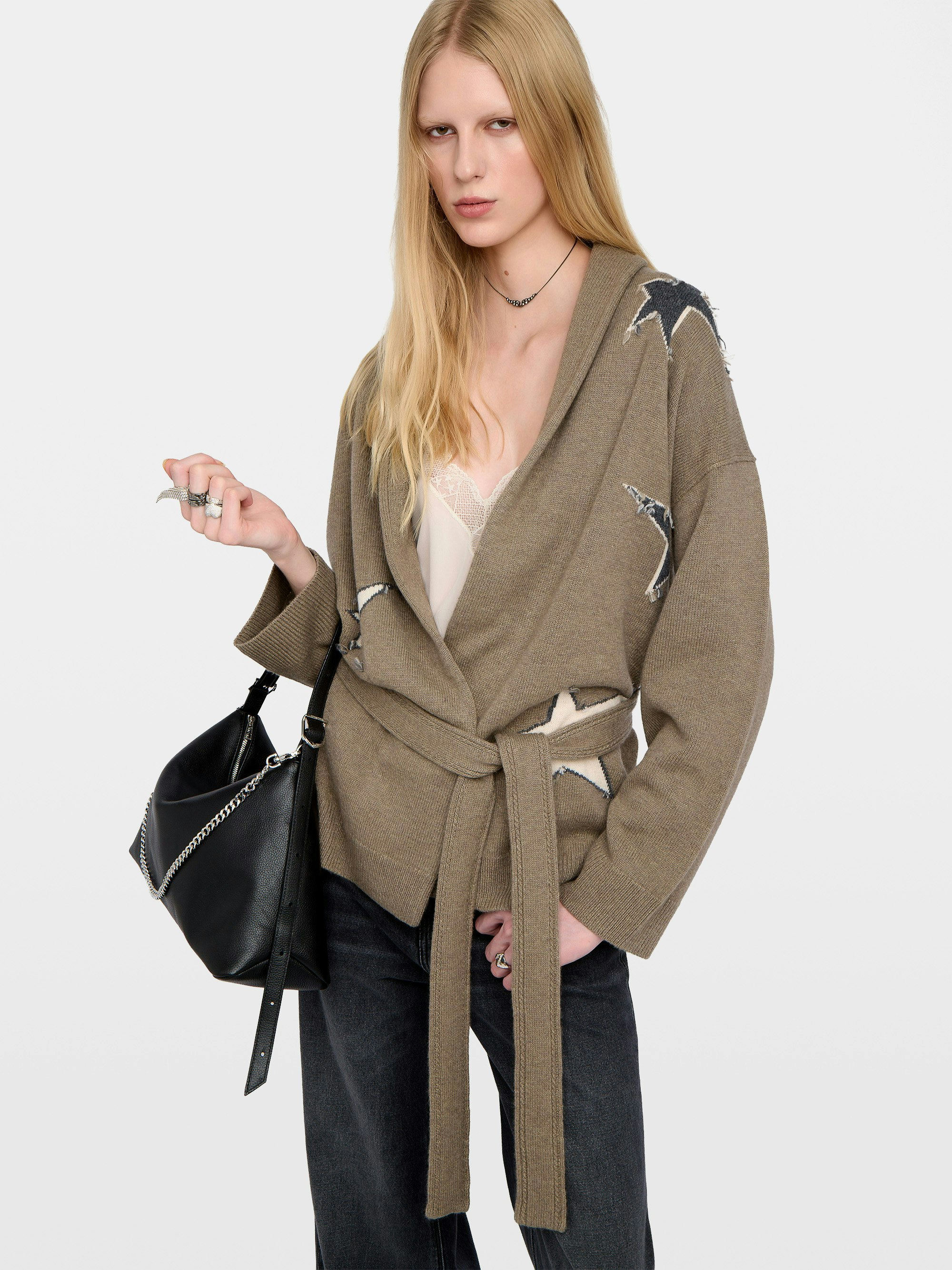 Beige Alpa Cardi Coat | Zadig&Voltaire | Zadig&Voltaire