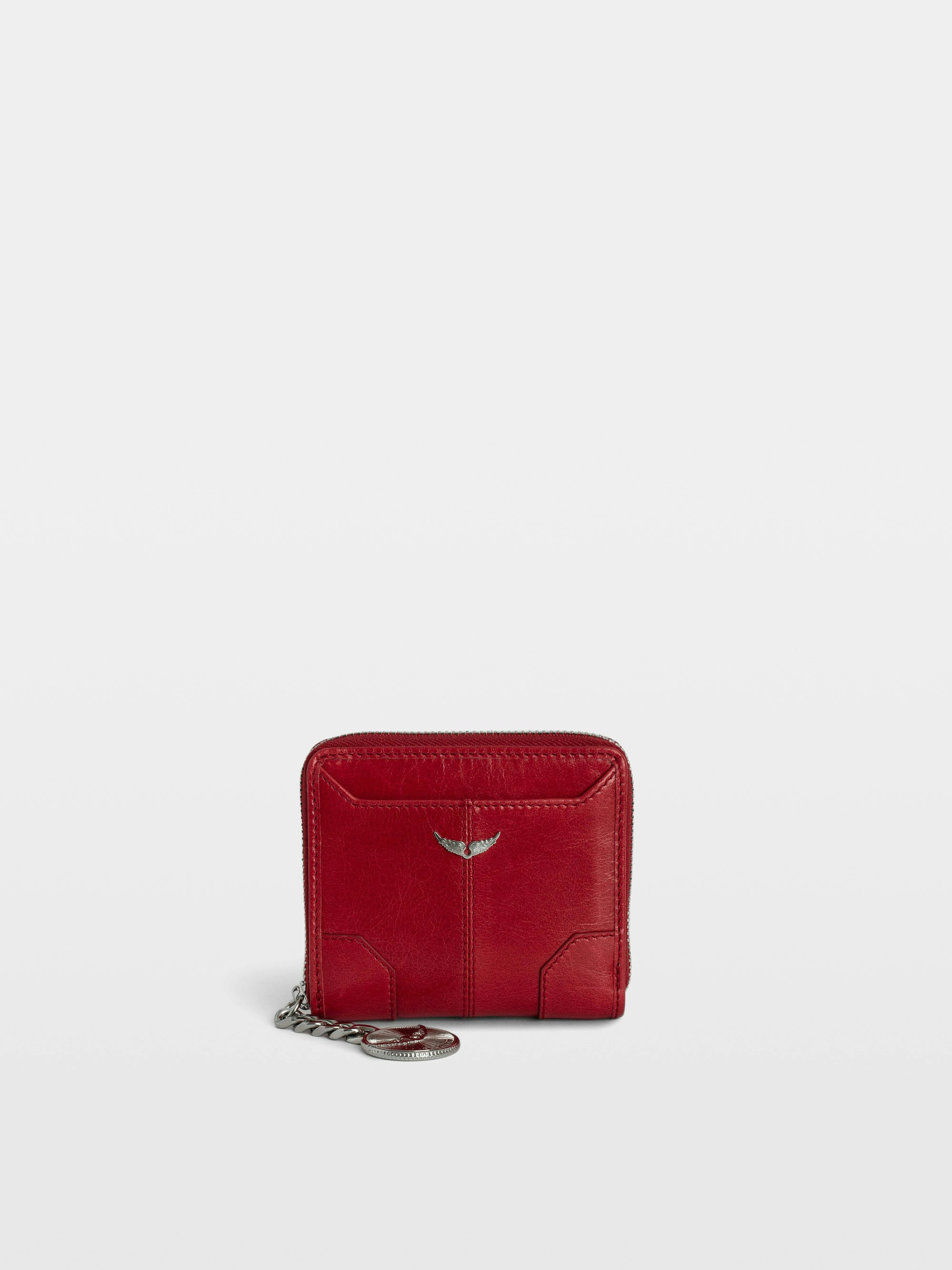 Red Vintage Patent Leather Wallet | Zadig&Voltaire | Zadig&Voltaire