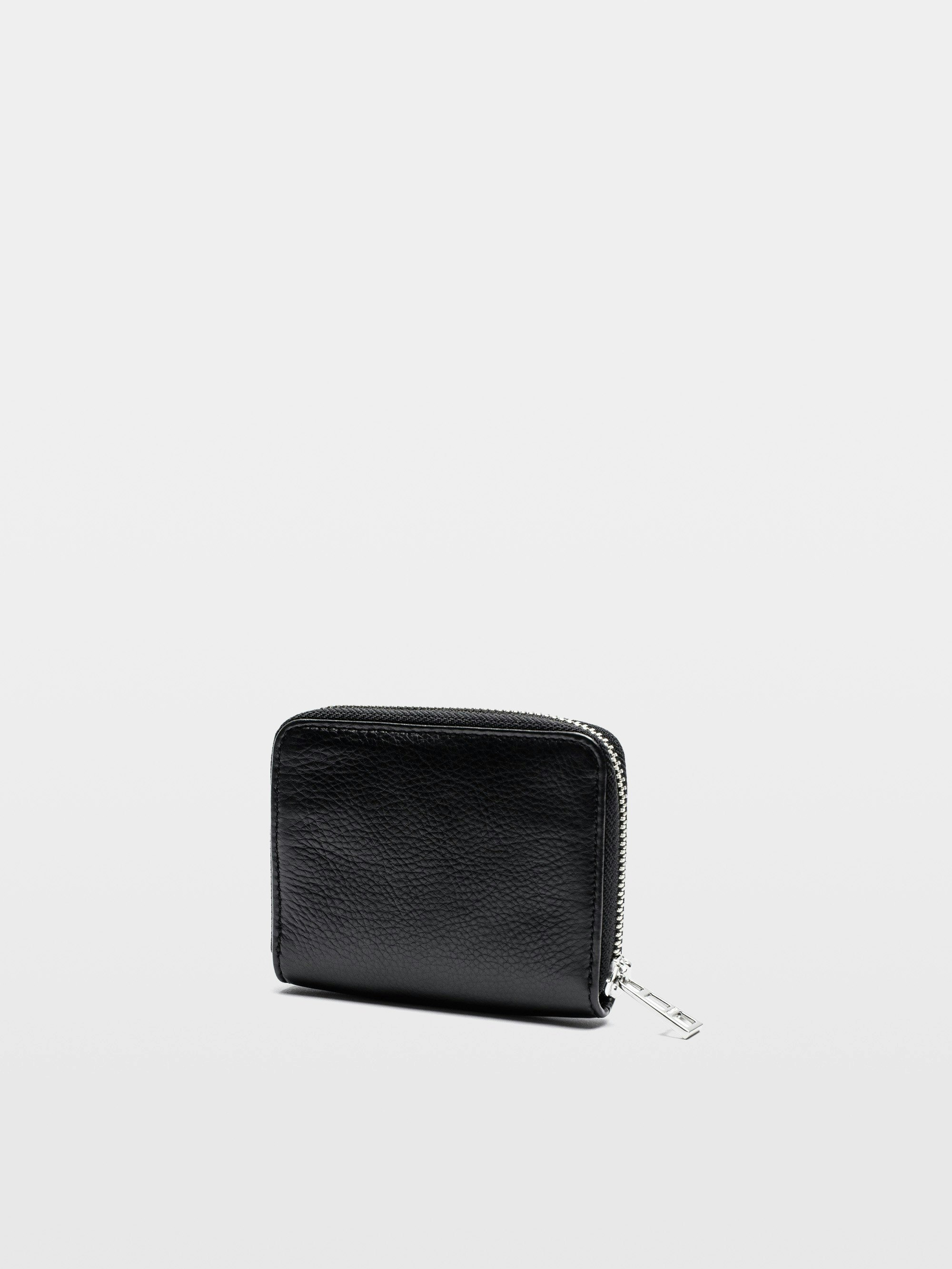 Mini ZV Black Leather Wallet | Zadig&Voltaire | Zadig&Voltaire