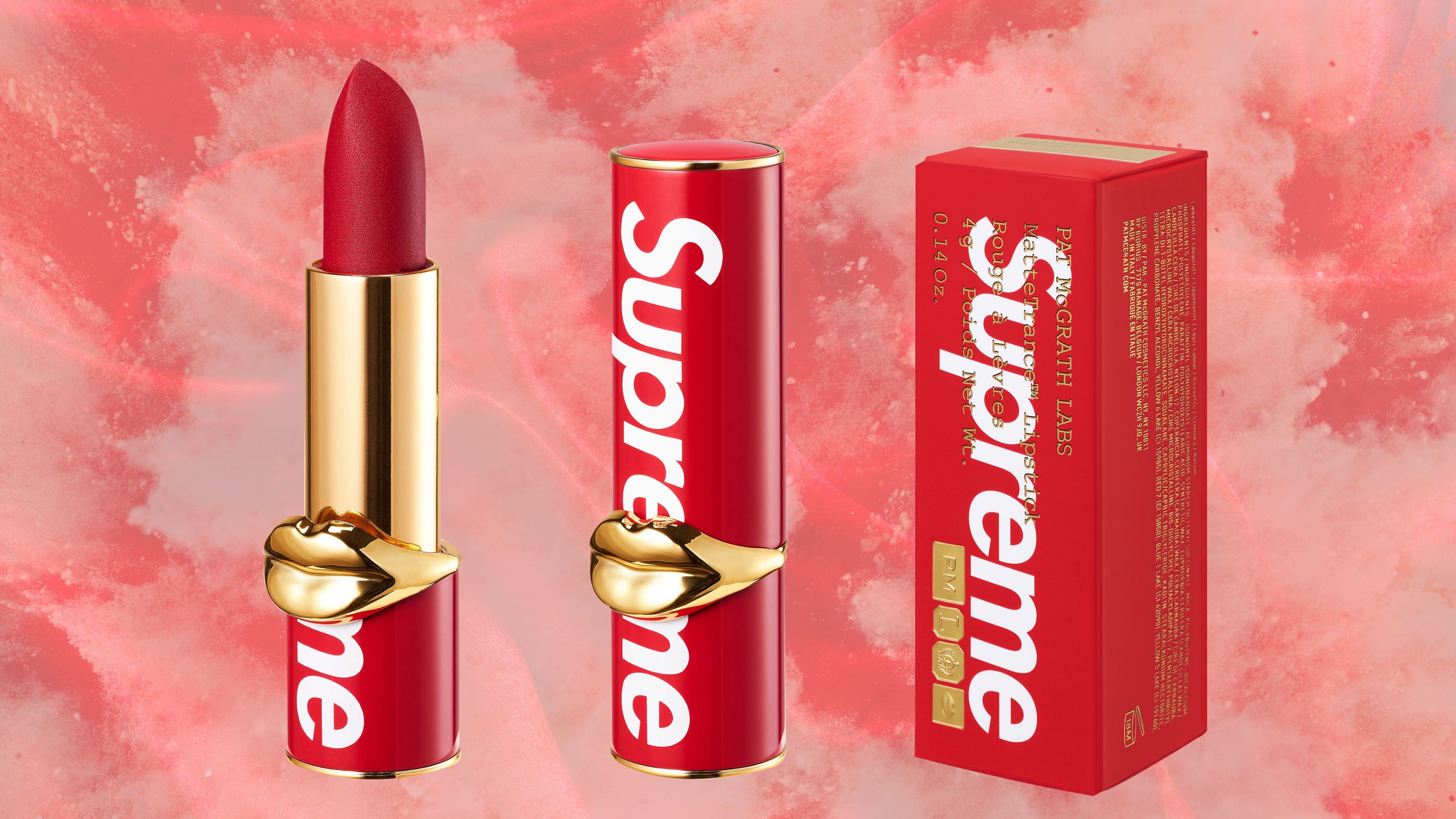 Supreme and Pat McGrath Labs Launch Red Lipstick Together | Allure