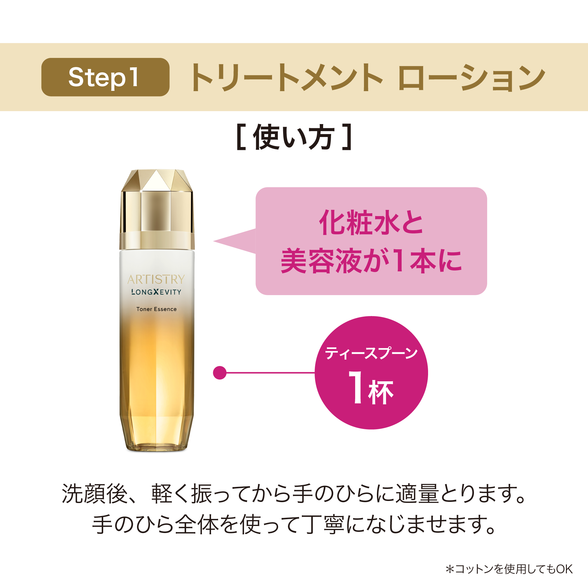 ロンジェビティ トリートメント ローション) ：Amway(日本アムウェイ