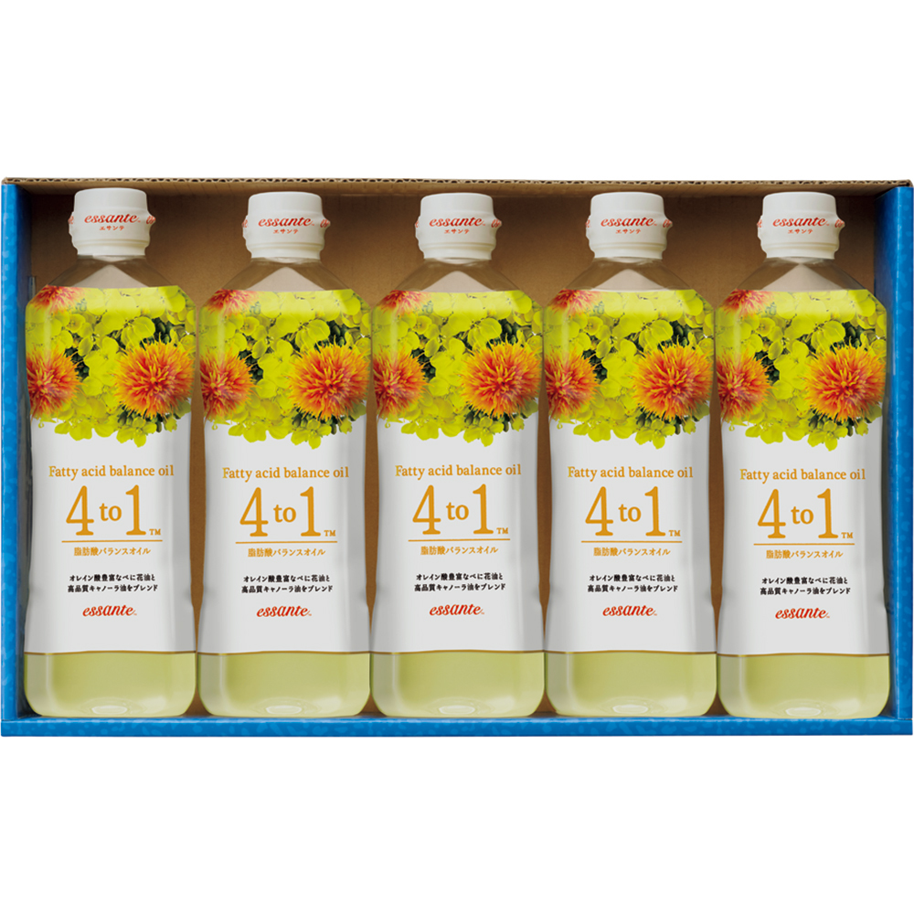 10円基金対象】4 to 1 脂肪酸バランスオイル ギフトセット（5本入り