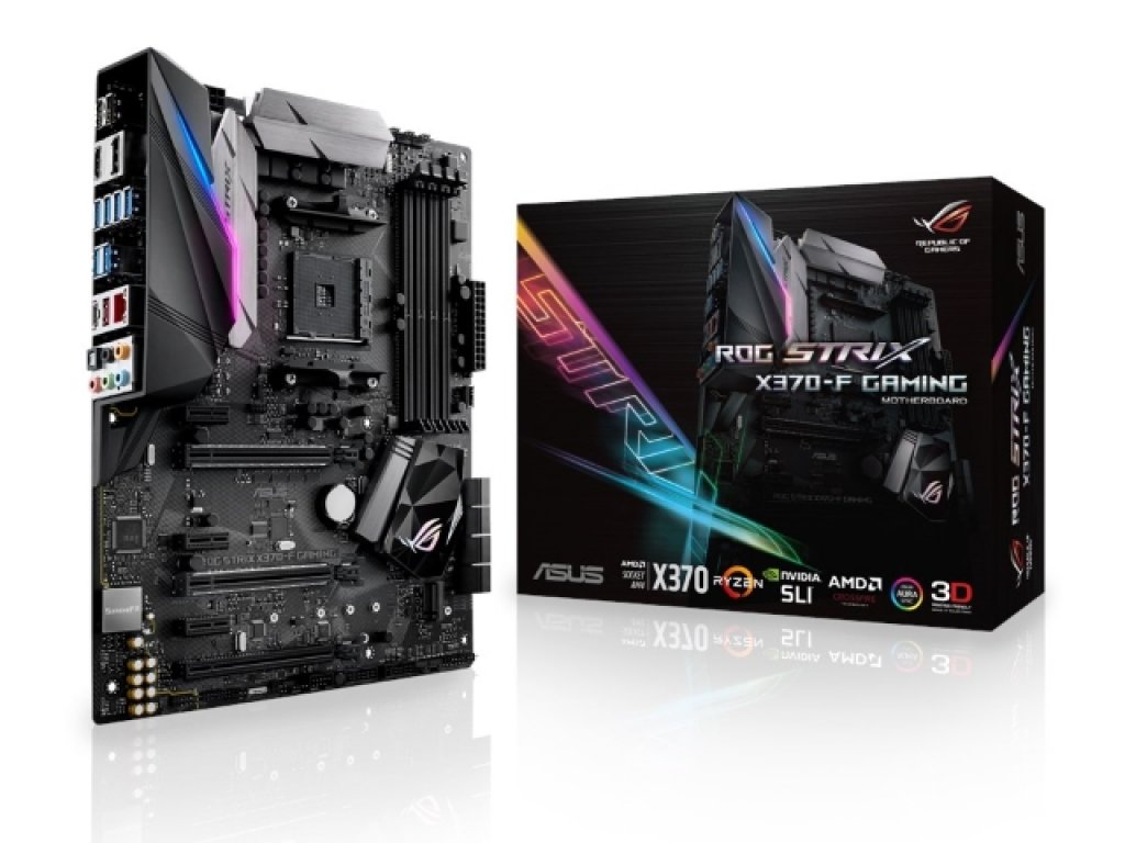 ASUS ROGからAMD X370チップセット搭載RYZEN対応ATXマザーボード「ROG