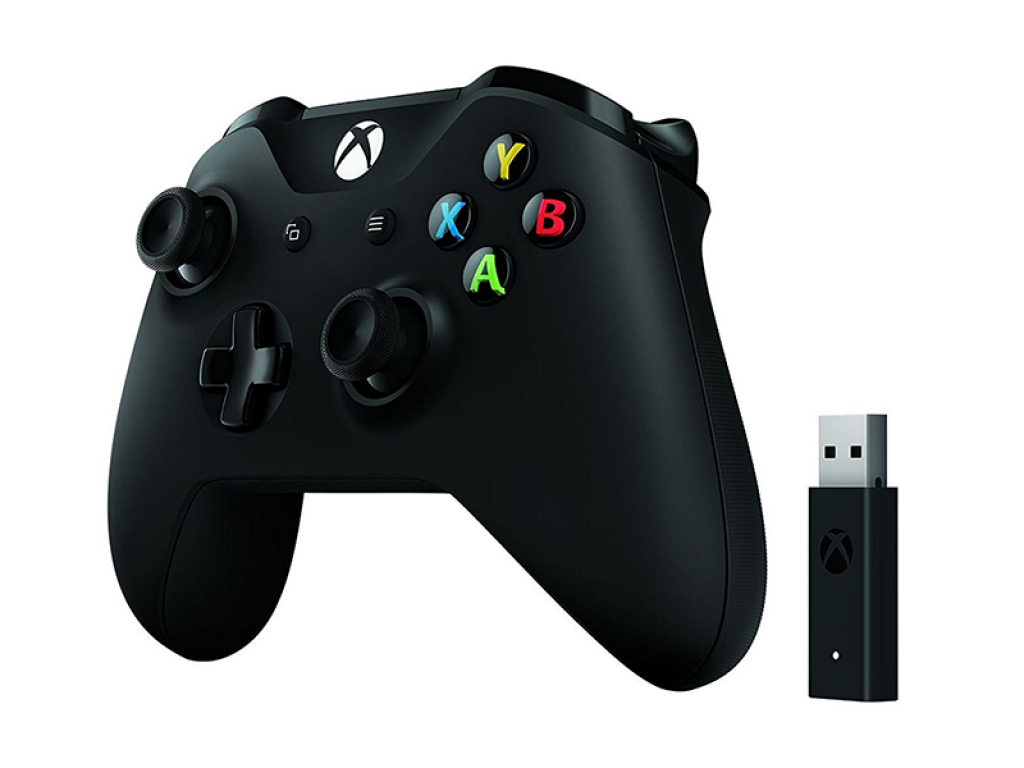 Microsoft Xbox Controller + Wireless Adapter for Windows 10 (Xbox