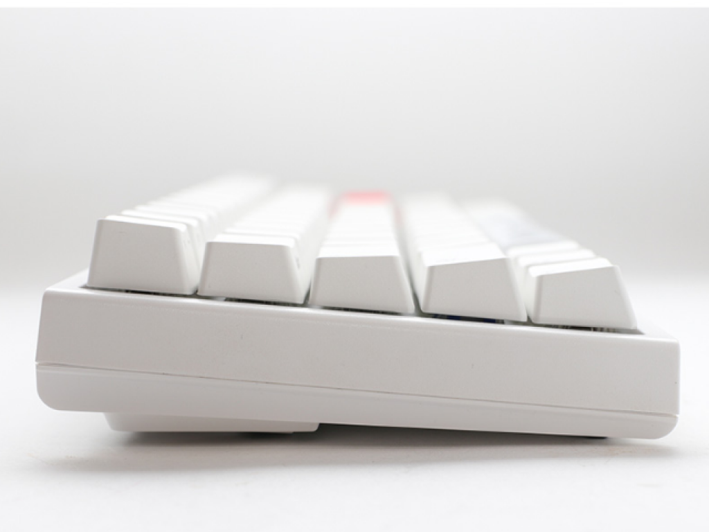 DUCKY CHANNEL One 2 Mini RGB Pure White Cherry Silent Red /Rat One