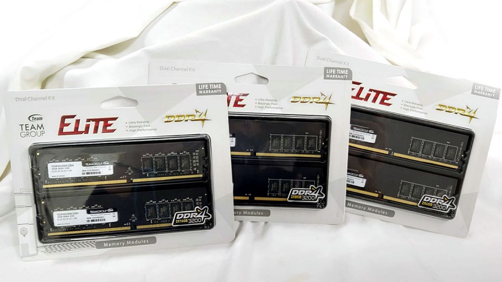 Teamから定格1.2Volt SPD動作のDDR4 3200MHzデスクトップ用DDR4