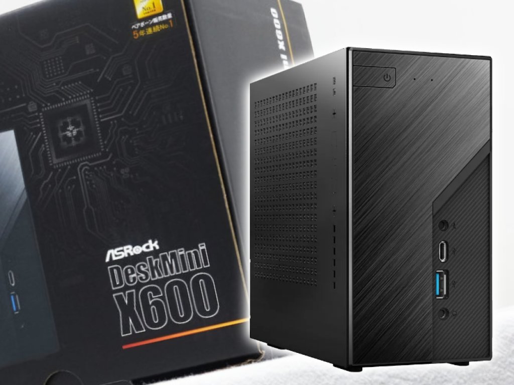 ASRockのミニPCベアボーンキットDeskMiniシリーズから新しく「DeskMini