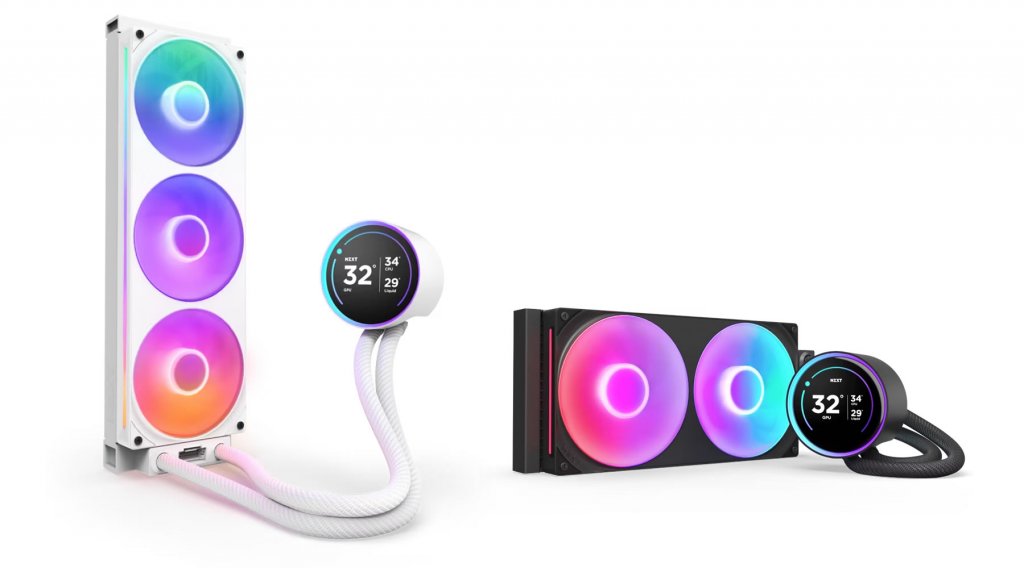 NZXTの液晶ディスプレイ付き簡易水冷クーラー、Kraken Eliteシリーズ