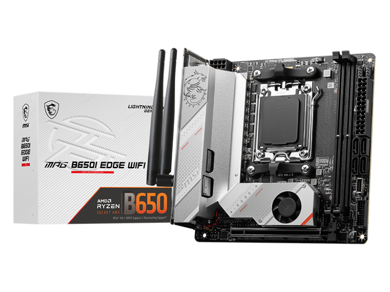 MSI MPG B650I EDGE WIFI AMD 600シリーズ Socket AM5対応 AMD B650