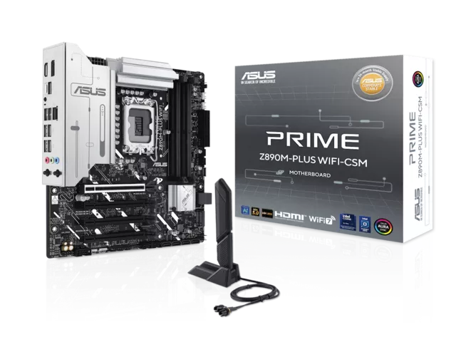 ASUS PRIME Z890M-PLUS WIFI-CSM インテル 800シリーズ LGA1851対応