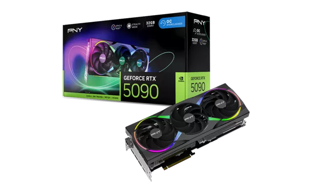 PNY PNY GeForce RTX 5090 ARGB Overclocked Triple Fan GEFORCE RTX