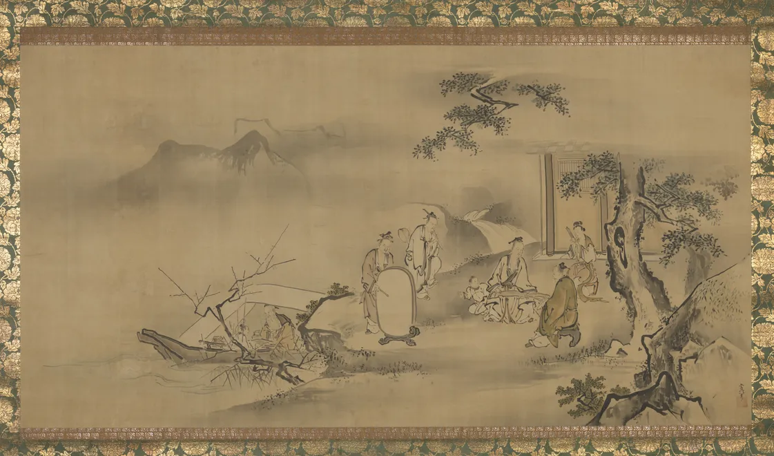 Four Accomplishments (Kinkishoga 琴棋書画図)