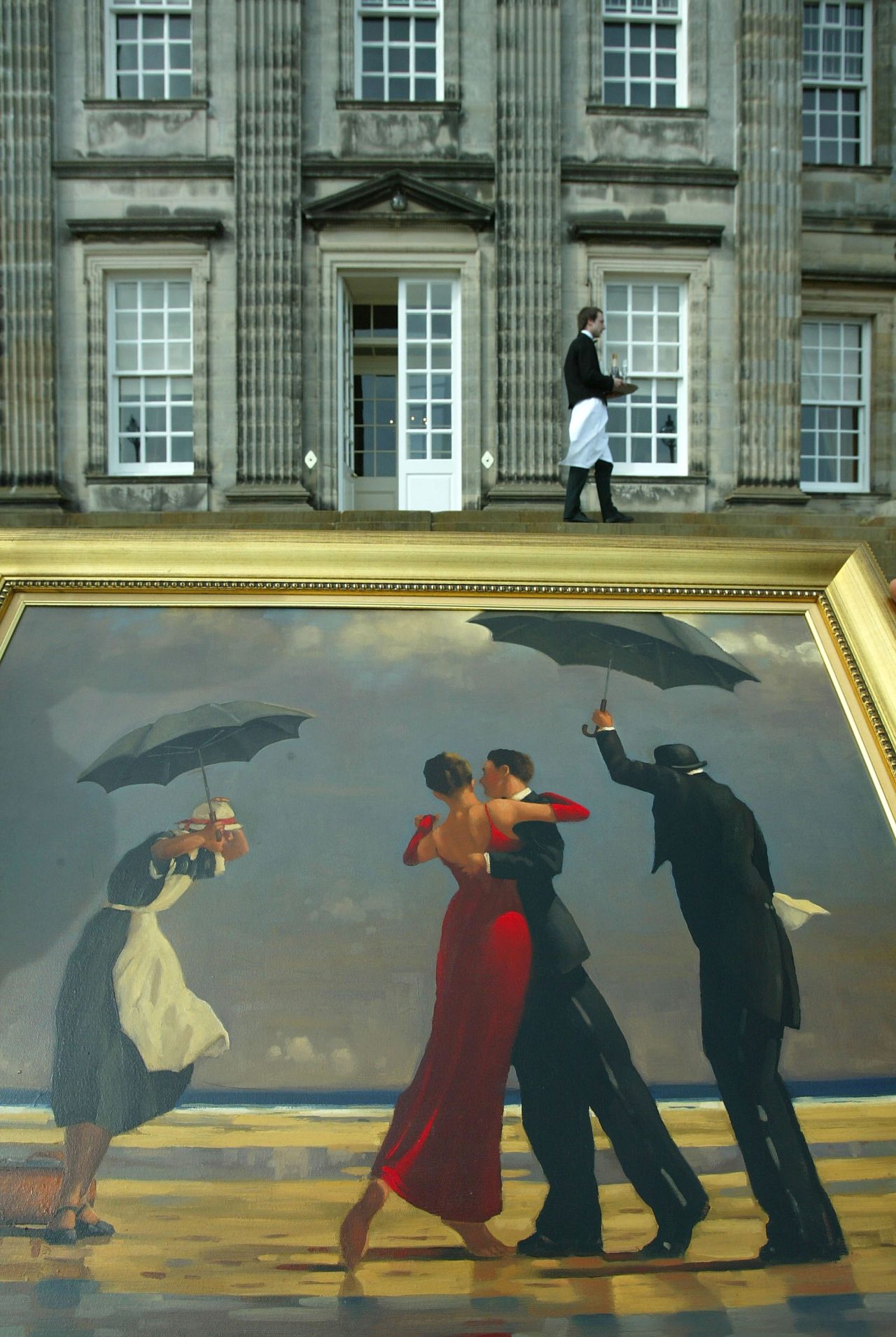 バンクシーの希少な油彩画がオークションに！ 出品者はパンク界の