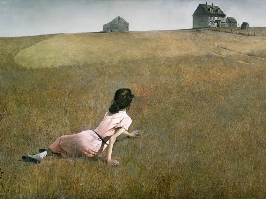 アンドリュー・ワイエス《クリスティーナの世界》に手直しの痕跡。不朽