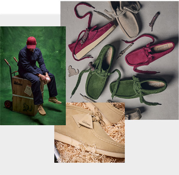 クラークス ワラビーコレクション Wallabees Collection -Clarks