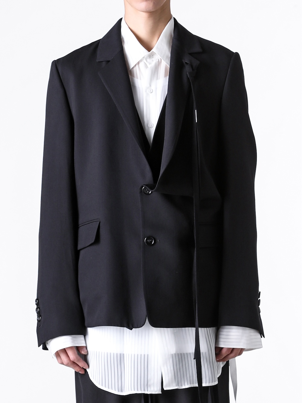 アイテム紹介] Ann Demeulemeester 25SS アシンメトリーテーラード