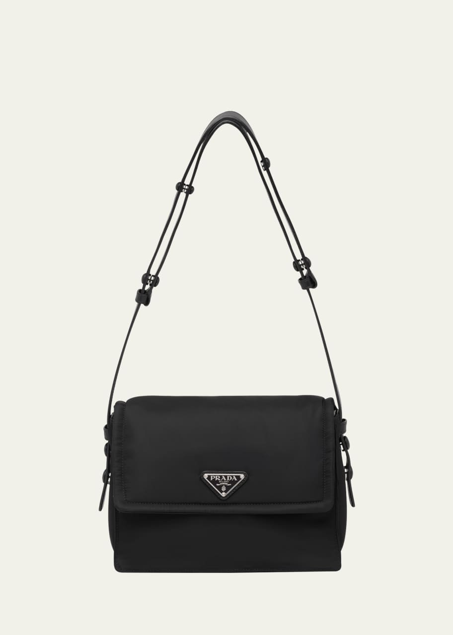 Prada Tessuto Re-Nylon Flap Shoulder Bag - Bergdorf Goodman