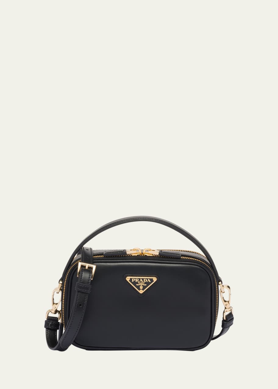 Prada Odette Double-Zip Leather Top-Handle Bag - Bergdorf Goodman