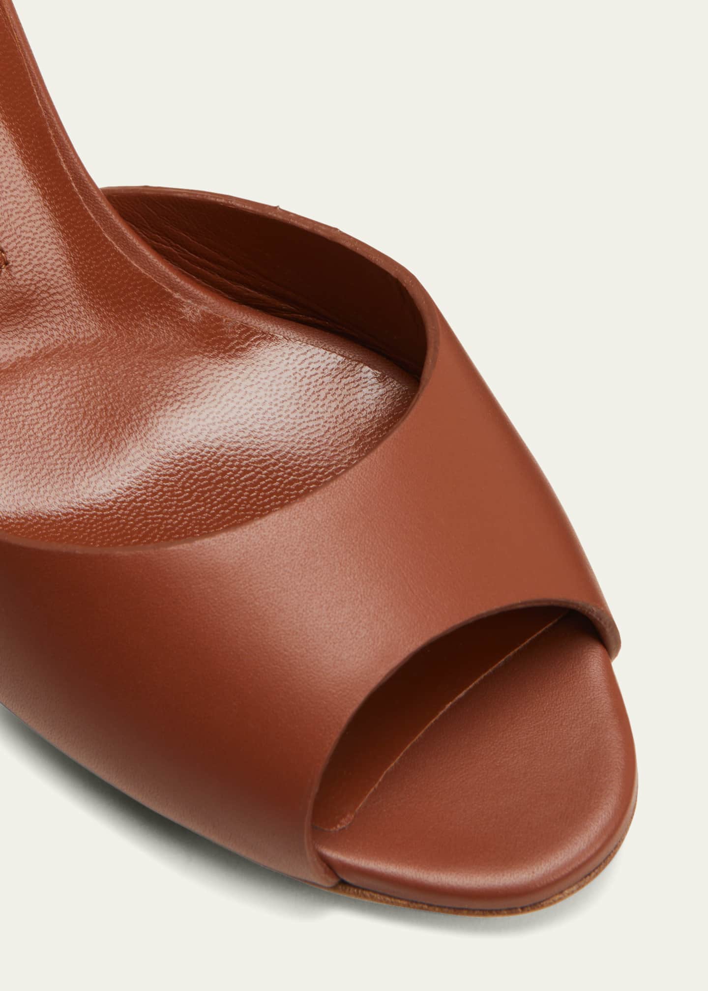 Manolo Blahnik Jadarona Leather Mule Sandals - Bergdorf Goodman