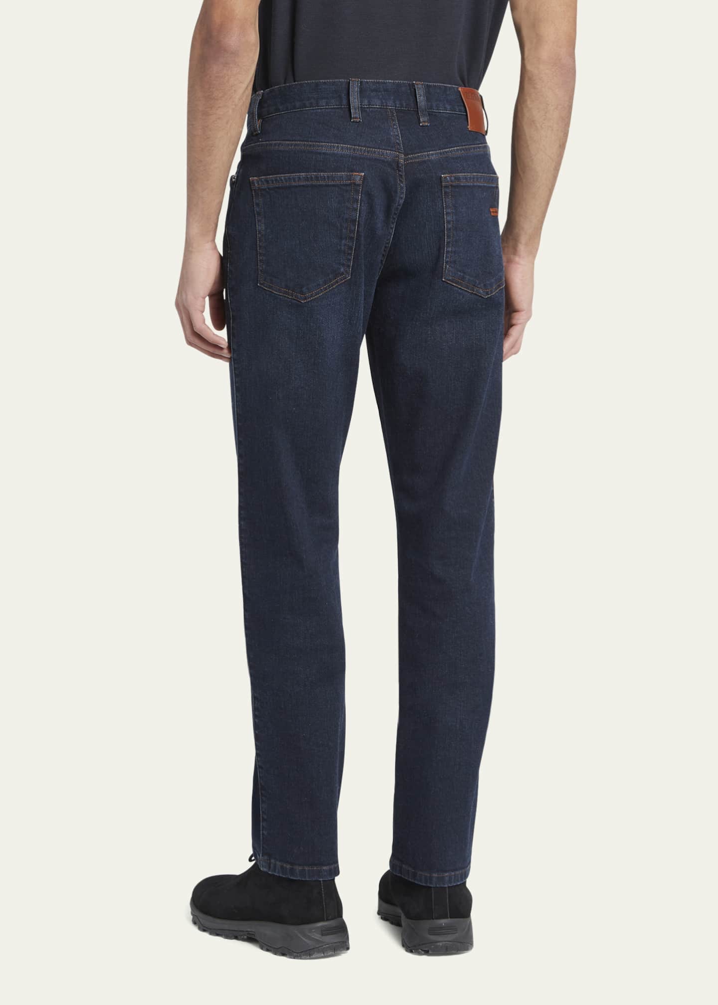 ZEGNA Men's Denim 5-Pocket Jeans - Bergdorf Goodman