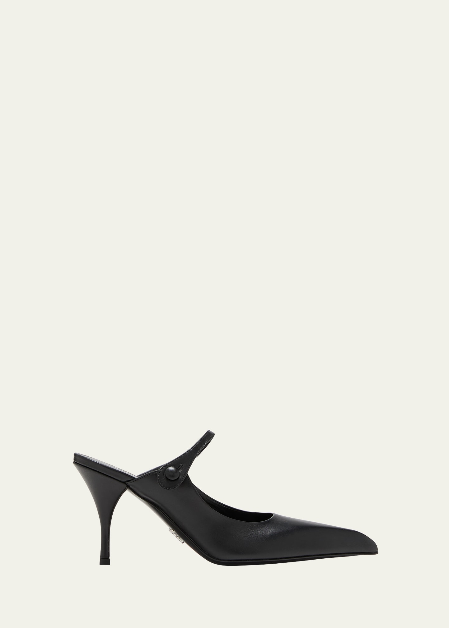 Prada Leather Mary Jane Mule Pumps - Bergdorf Goodman