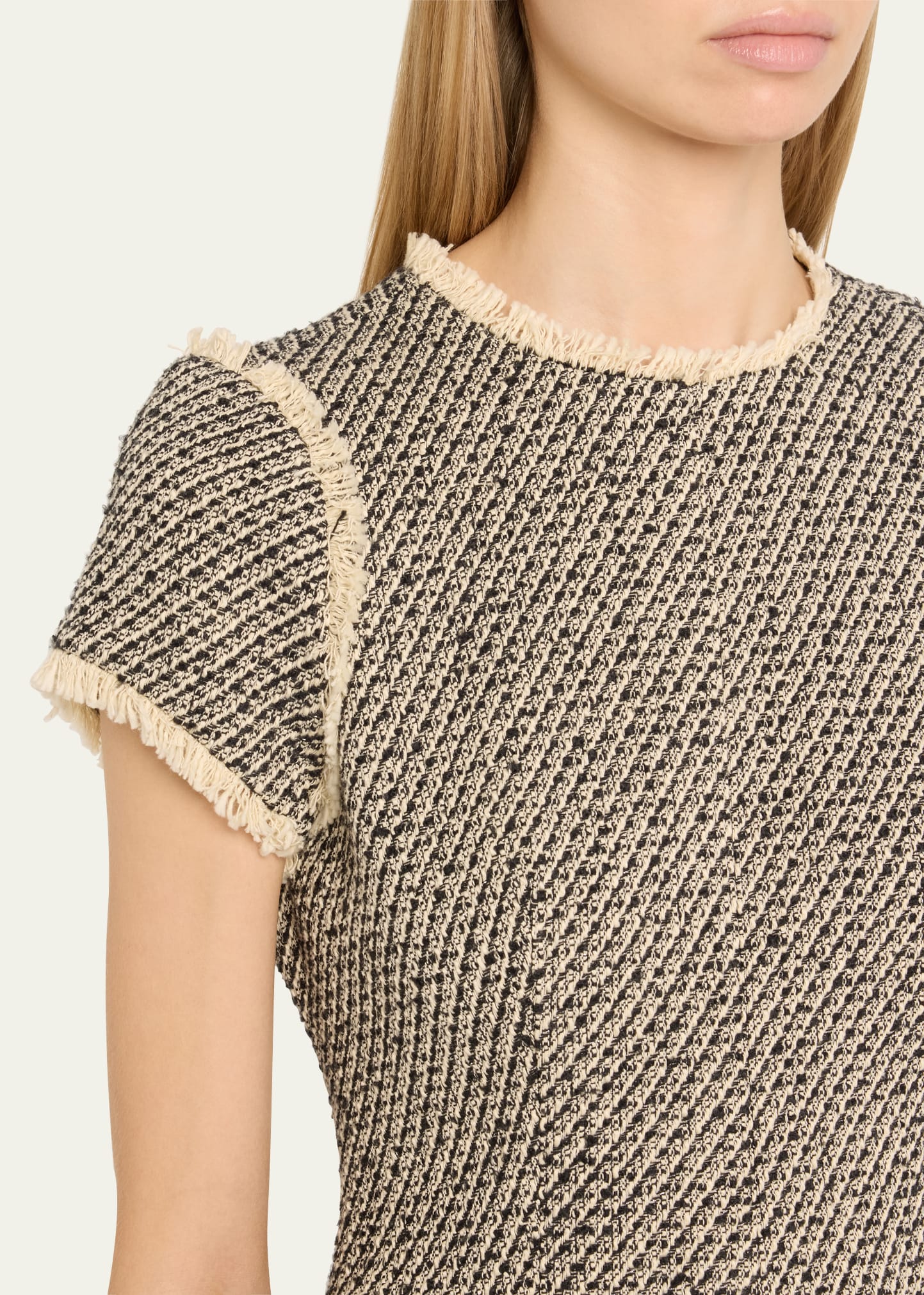 Cinq a Sept Nova Metallic Tweed Mini Dress - Bergdorf Goodman