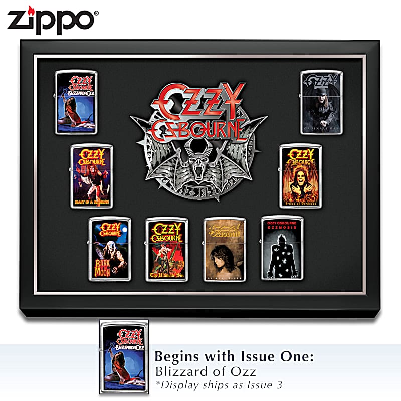 Ozzy Osbourne Zippo® Lighters Adorned With Colorful Album Cover