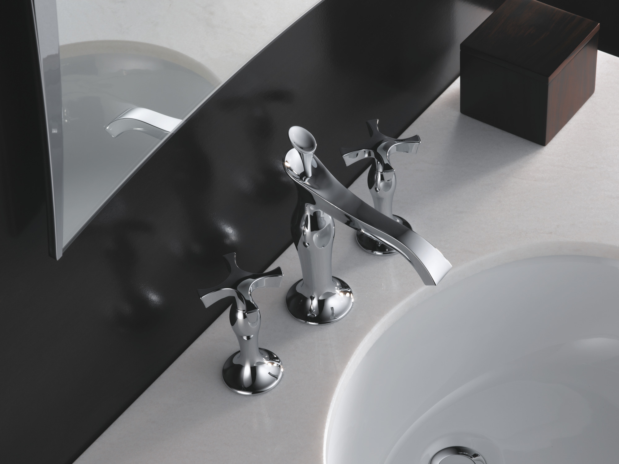 RSVP® | Widespread Lavatory Faucet - Less Handles 1.2 GPM