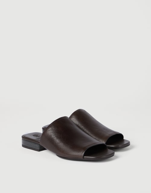 Leather sandals for women | Brunello Cucinelli