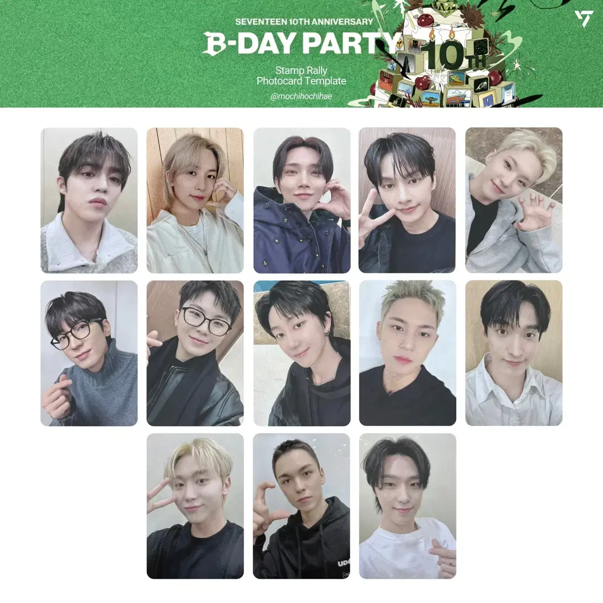 Seventeen 10th Anniversary B-DAY PARTY Photocard on Bunjang Global