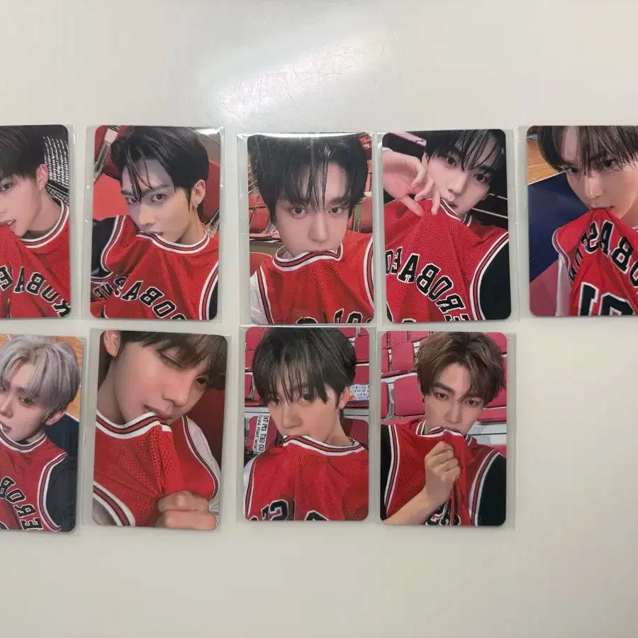 Zb1 Slam Dunk unreleased photocard A ver 9 members full Zhang Hao