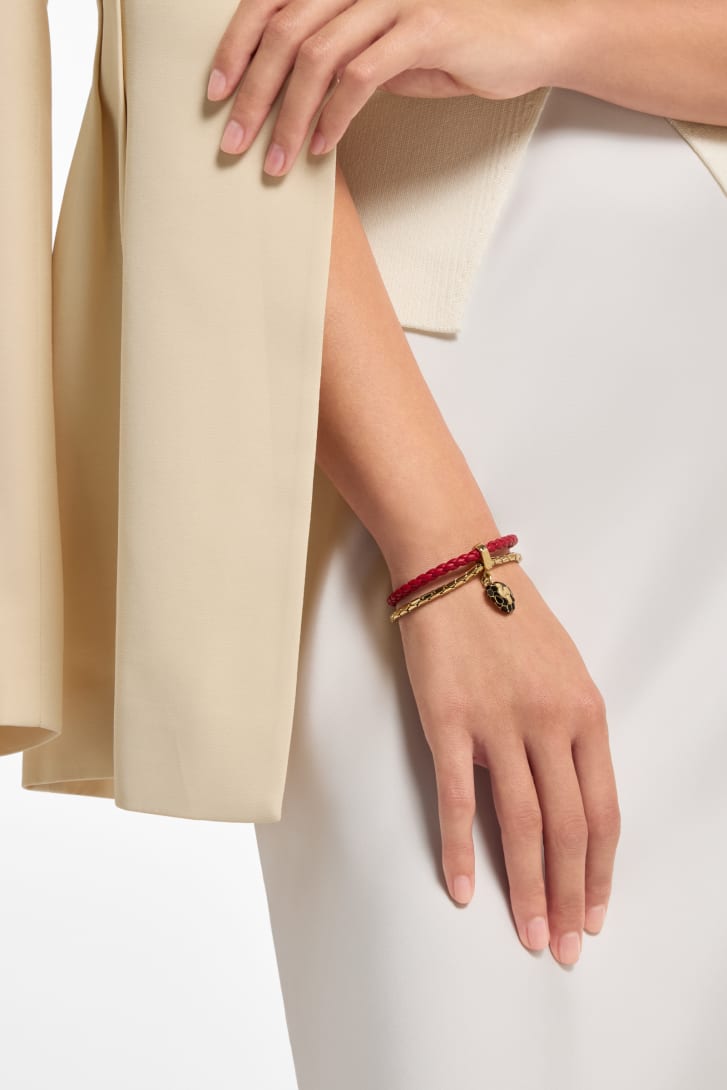 ロイヤル ルビー メタル, カーフレザー セルペンティ フォーエバー