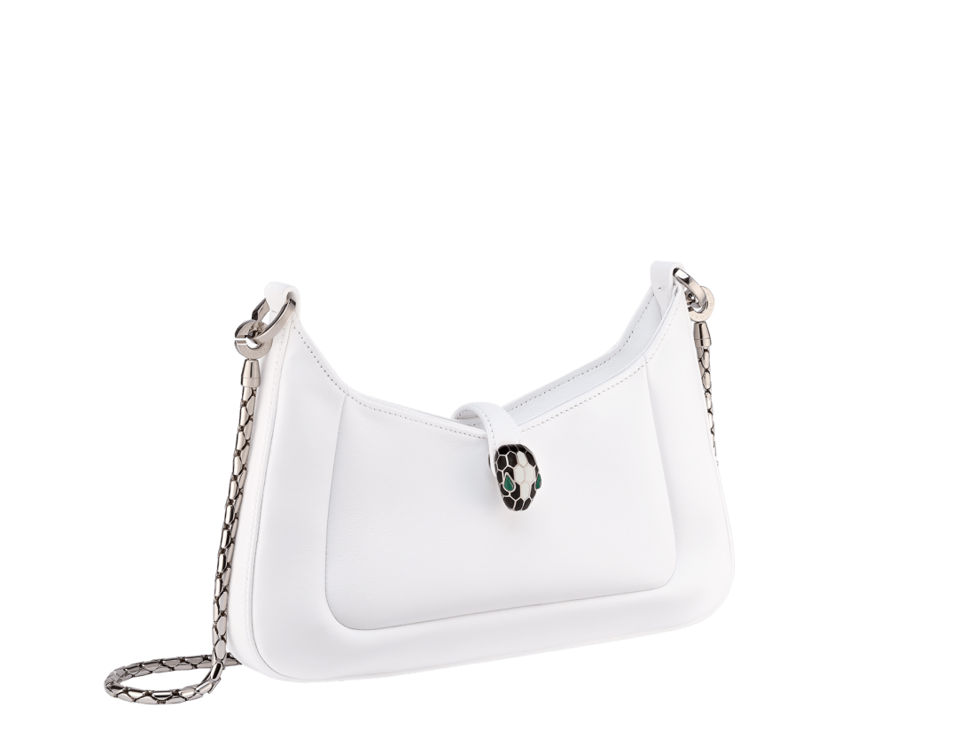 ホワイト カーフレザー セルペンティ バイア ショルダーバッグ 293202