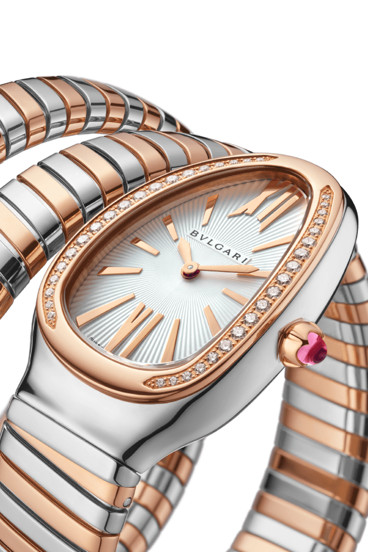 ピンクゴールド, スティール セルペンティ トゥボガス ウォッチ