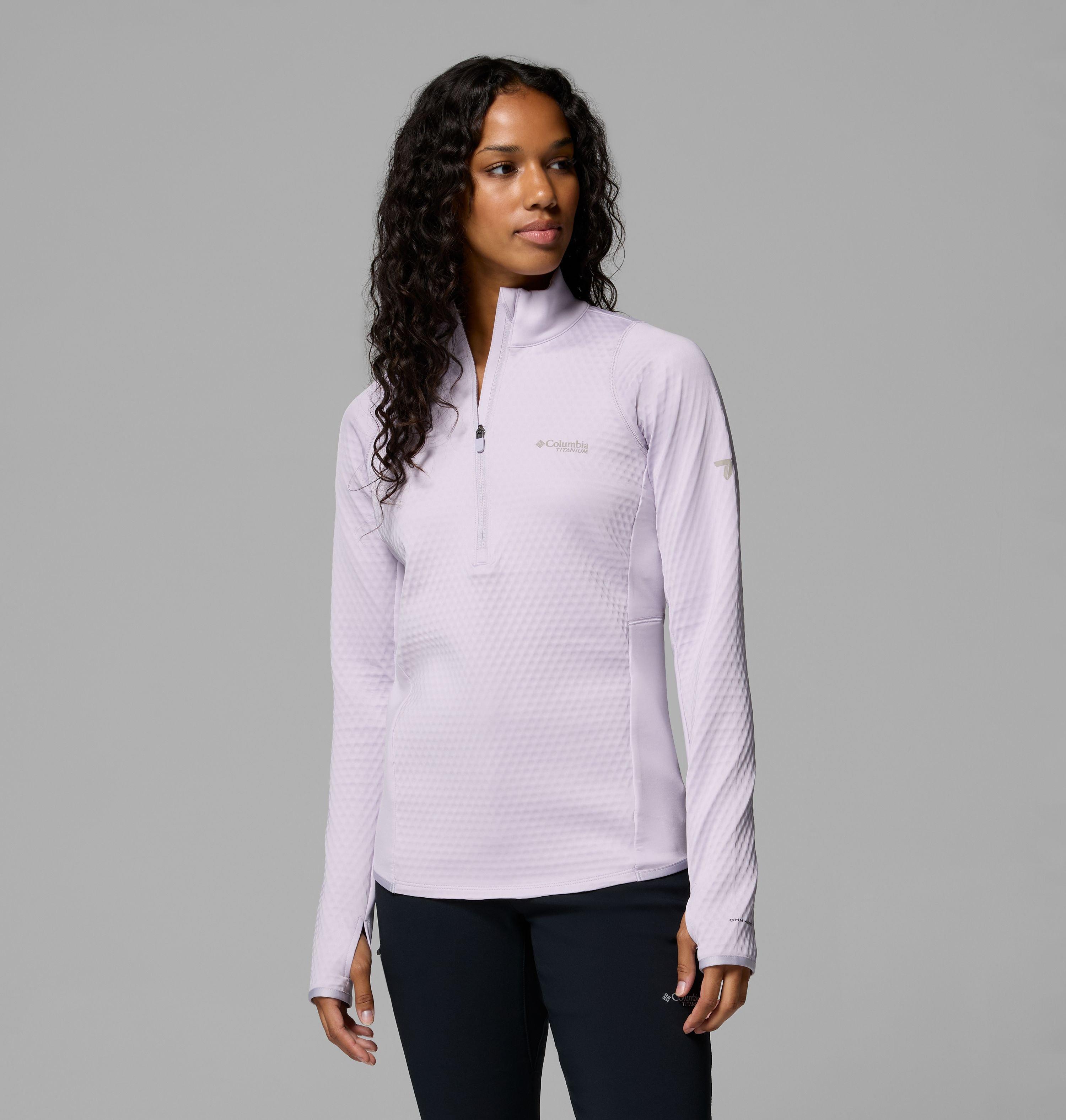 Women's Crystal Leaf Omni-Heat Helix Half Zip Pullover | Columbia