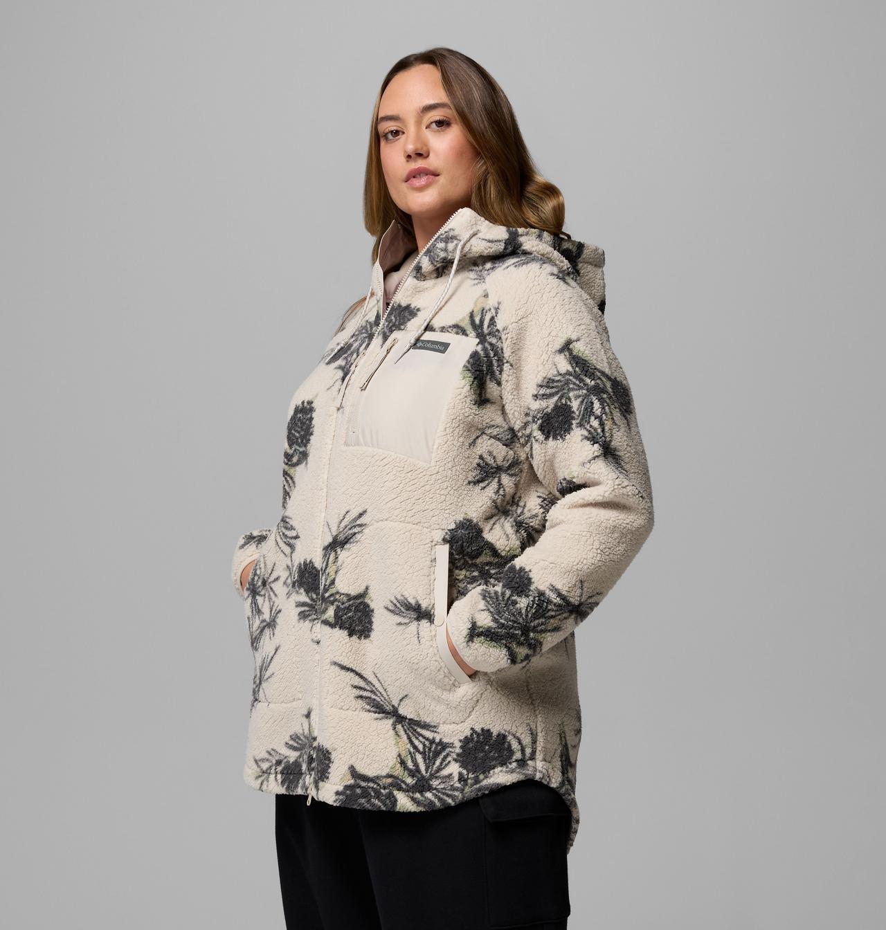 Women's Winter Warmth Printed Full Zip Hoodie - Plus Size | Columbia