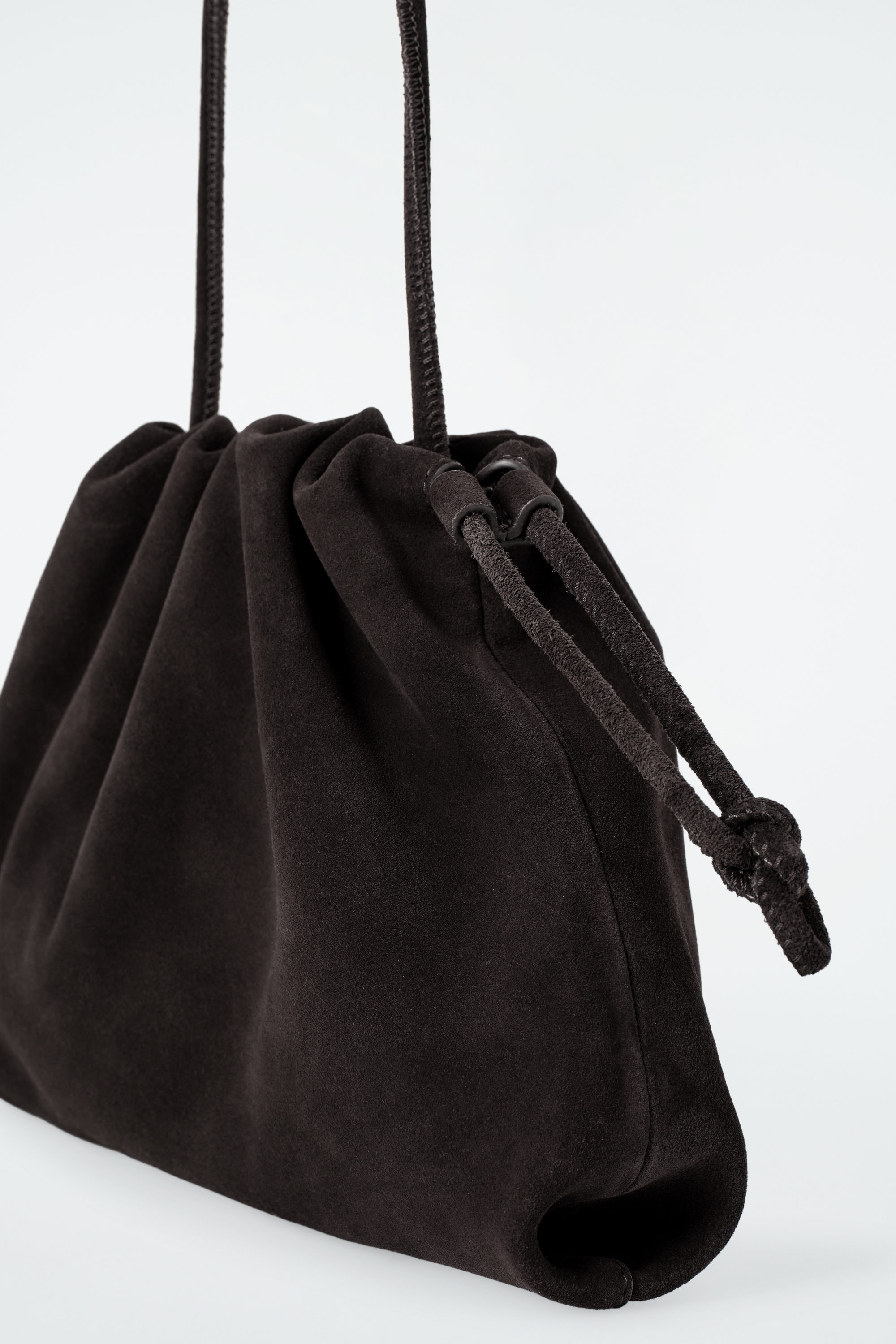 CAVATELLI MINI CLUTCH BAG - SUEDE - BROWN | COS