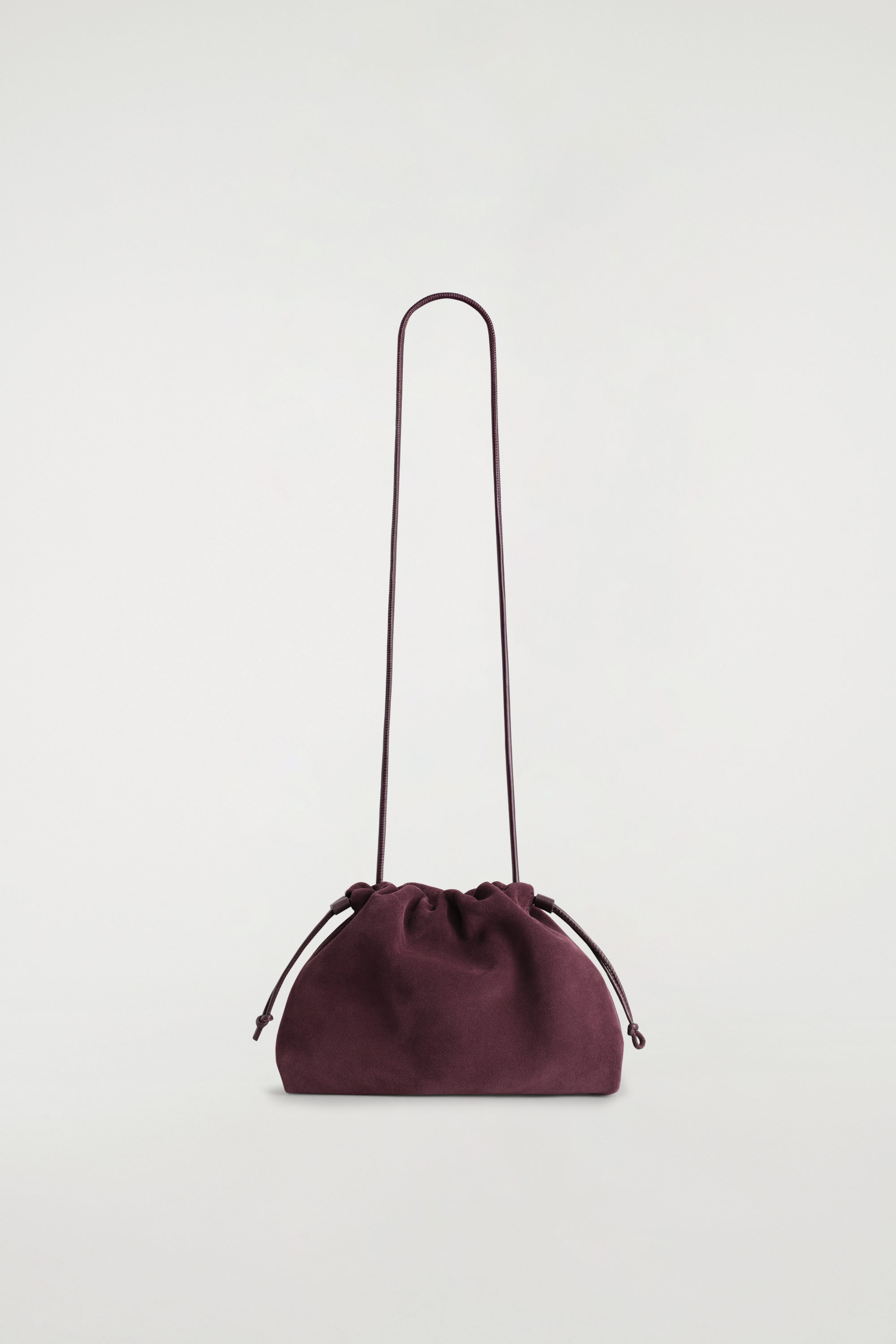 MINI CAVATELLI CLUTCH BAG - LEATHER - BURGUNDY | COS US