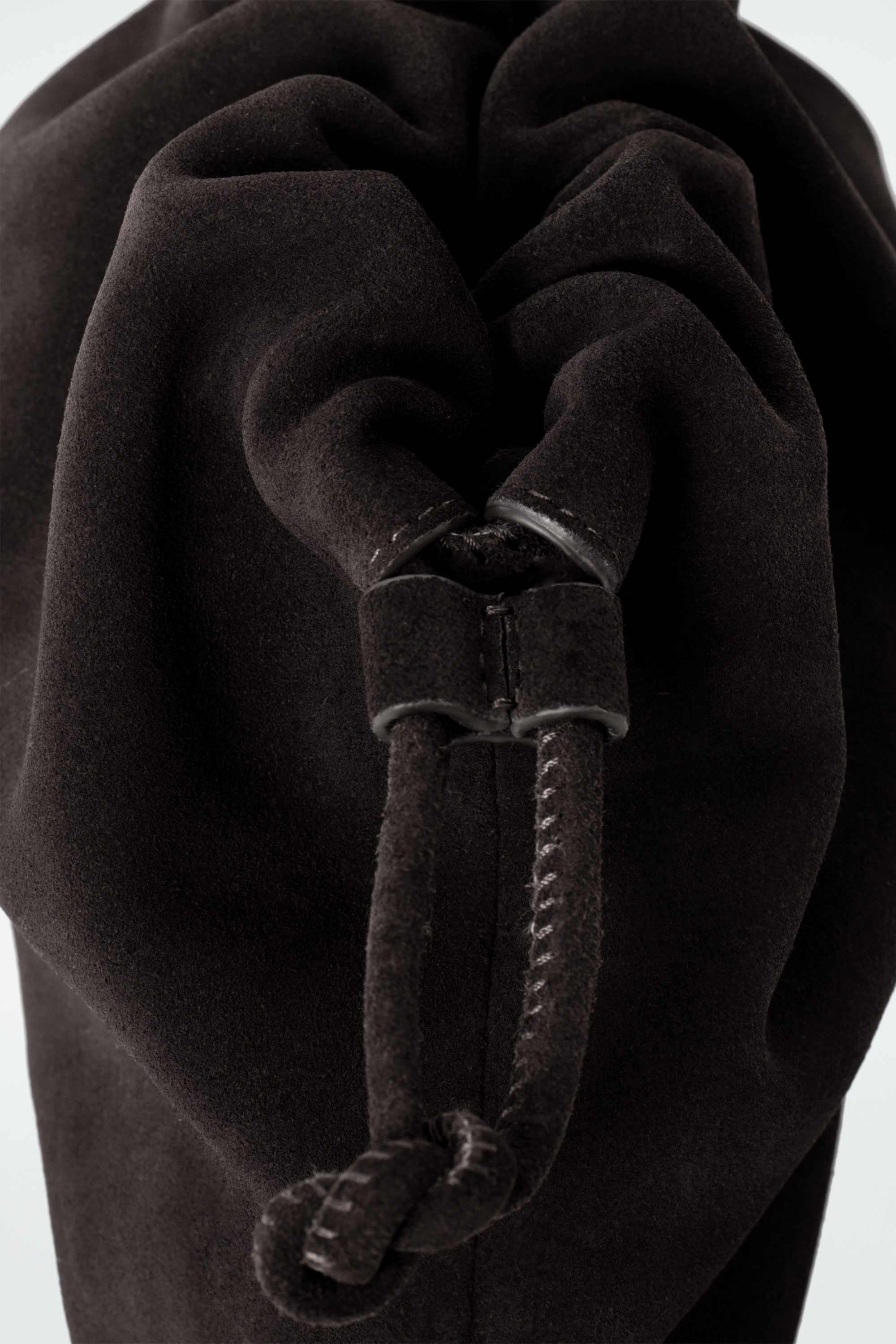 CAVATELLI MINI CLUTCH BAG - SUEDE - BROWN | COS