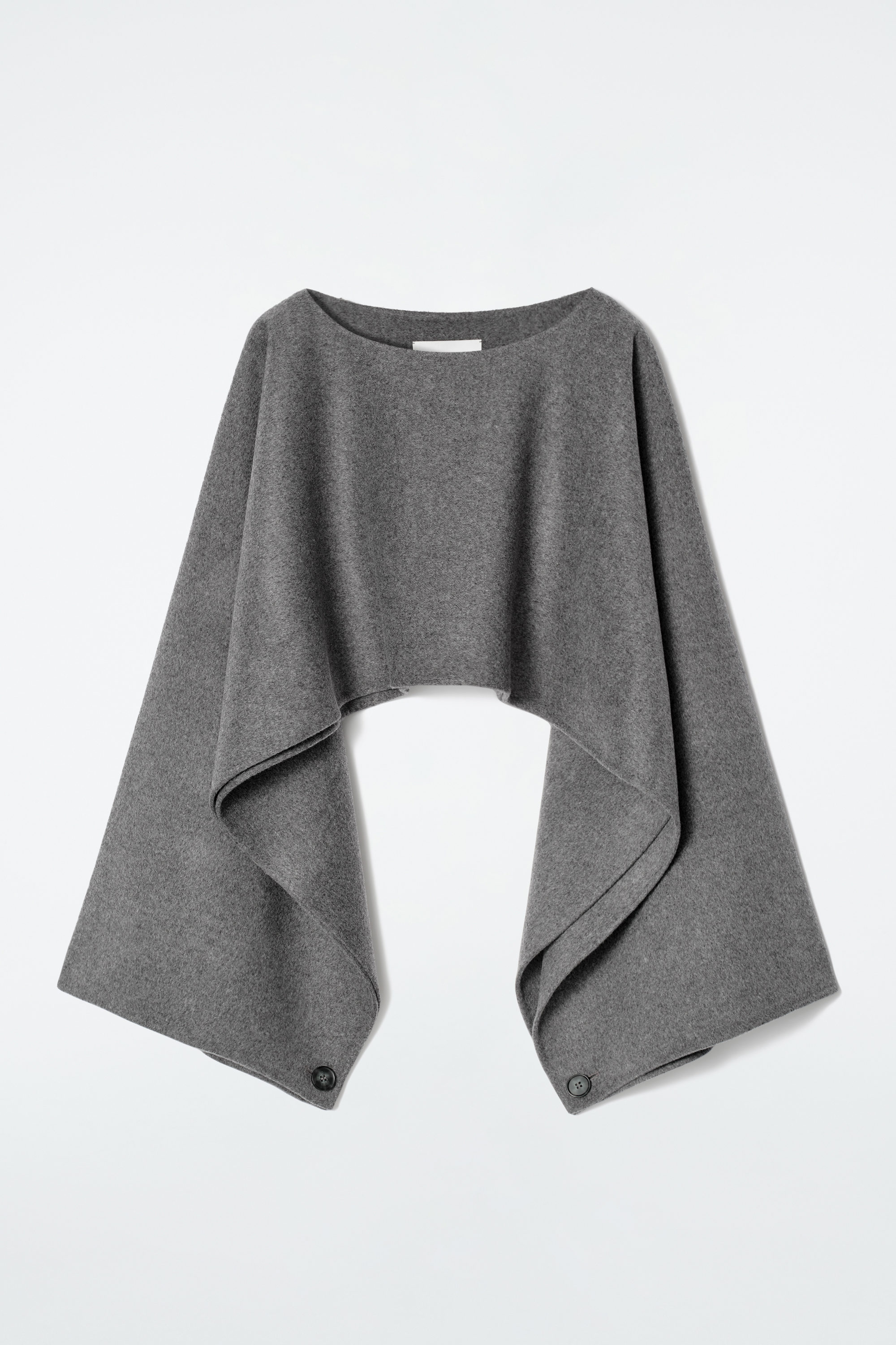 COS コス／WOOL MIX HYBRID CAPE COS Wool Mix Hybrid Cape | endource