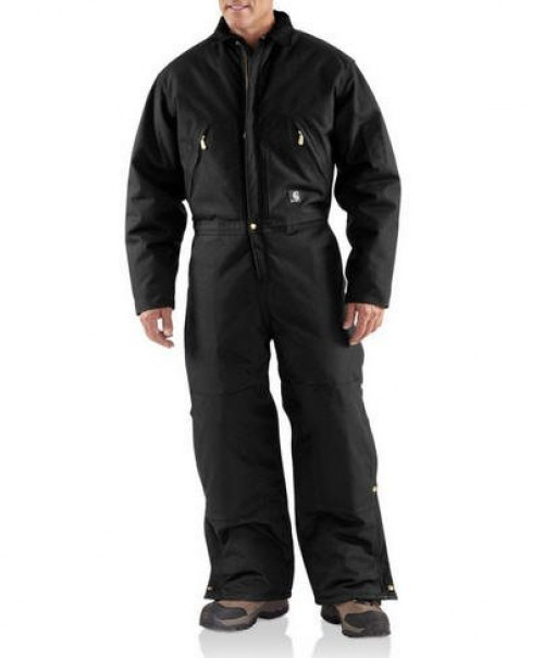 Carhartt X06 Black Extreme Arctic Quilt Lined Duck Coverall | Zonk