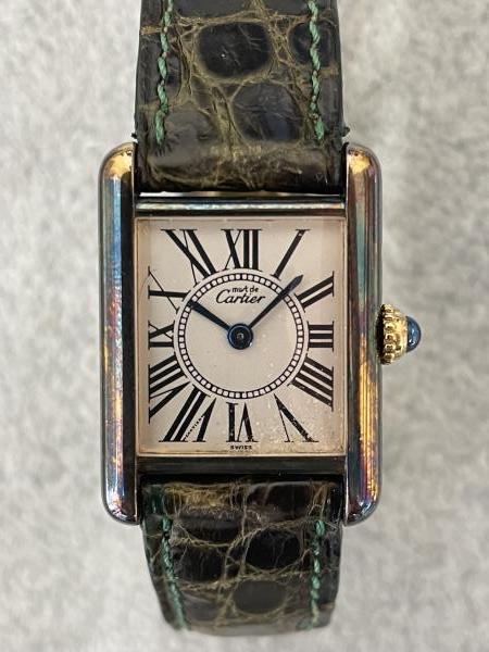 カルティエのマストタンク ヴェルメイユ SMのオーバーホールを行いまし