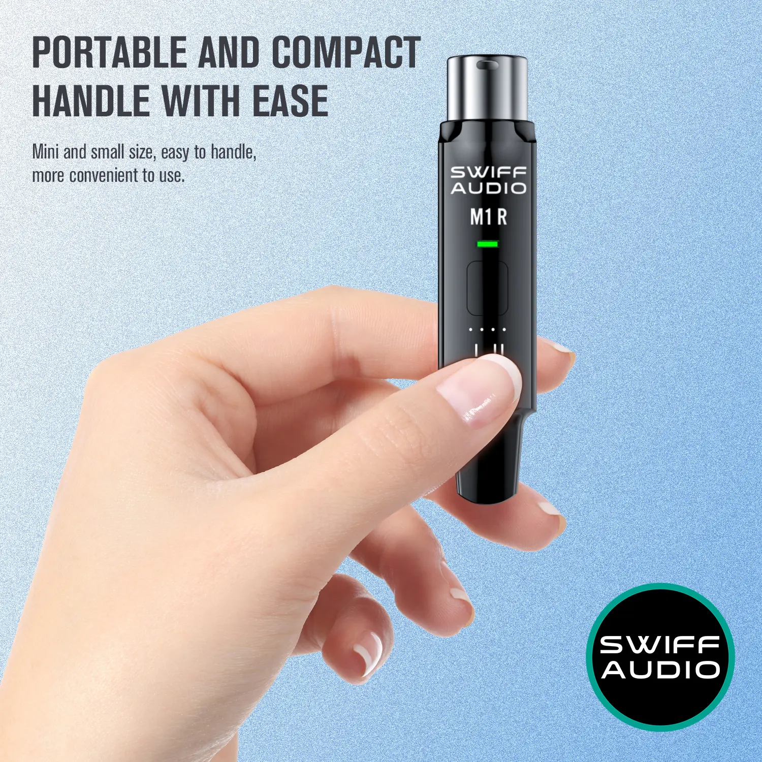 ไวร์เลสไมโครโฟน Swiff Audio M1 Plus Wireless Microphone System สต็