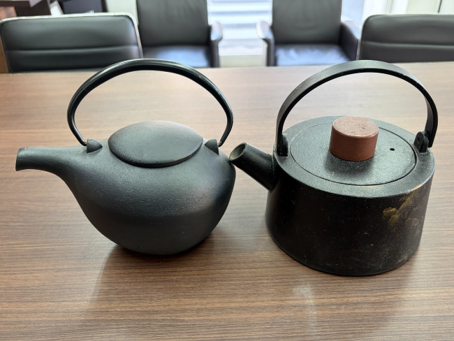 岡部嶺男 作 織部花入 花瓶 合箱 茶道具 岡部嶺男織部花瓶 花瓶 織部焼