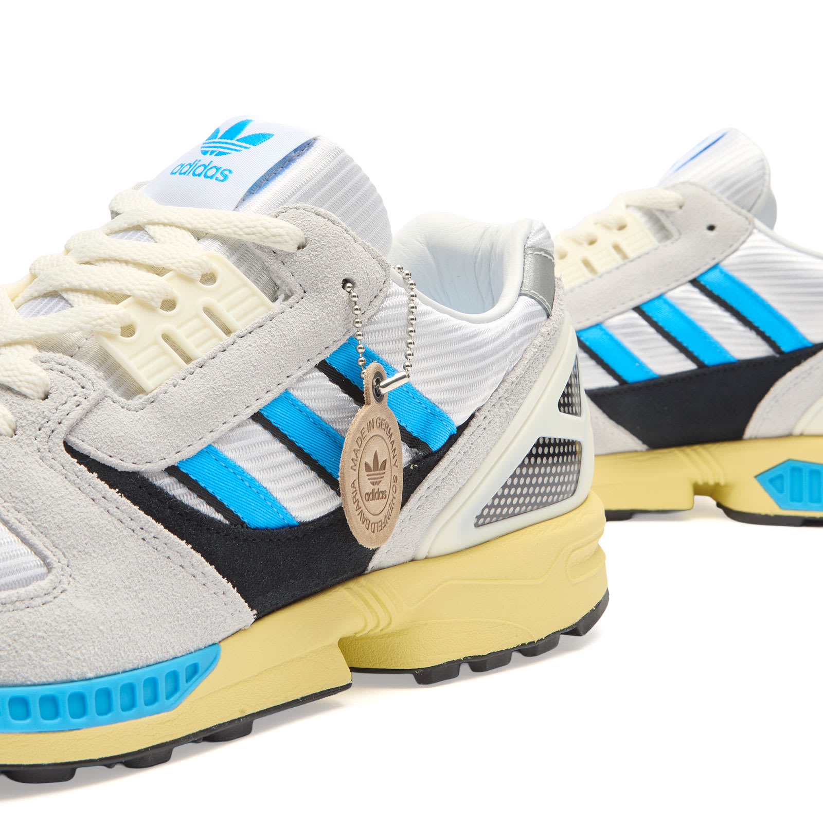 Adidas Men's Zx 8000 Mig Sneaker Ftwr White/Lucid Aquamarine