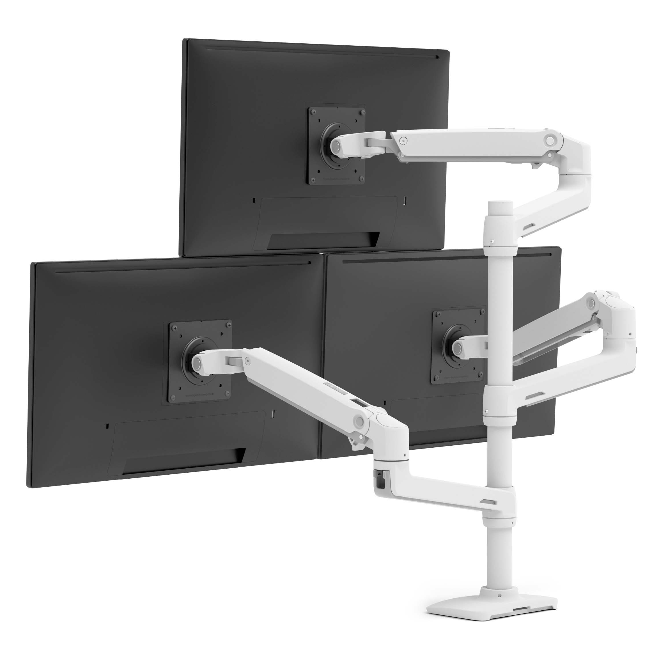 LX デスクトリプルモニターアーム | マルチモニターマウント | Ergotron