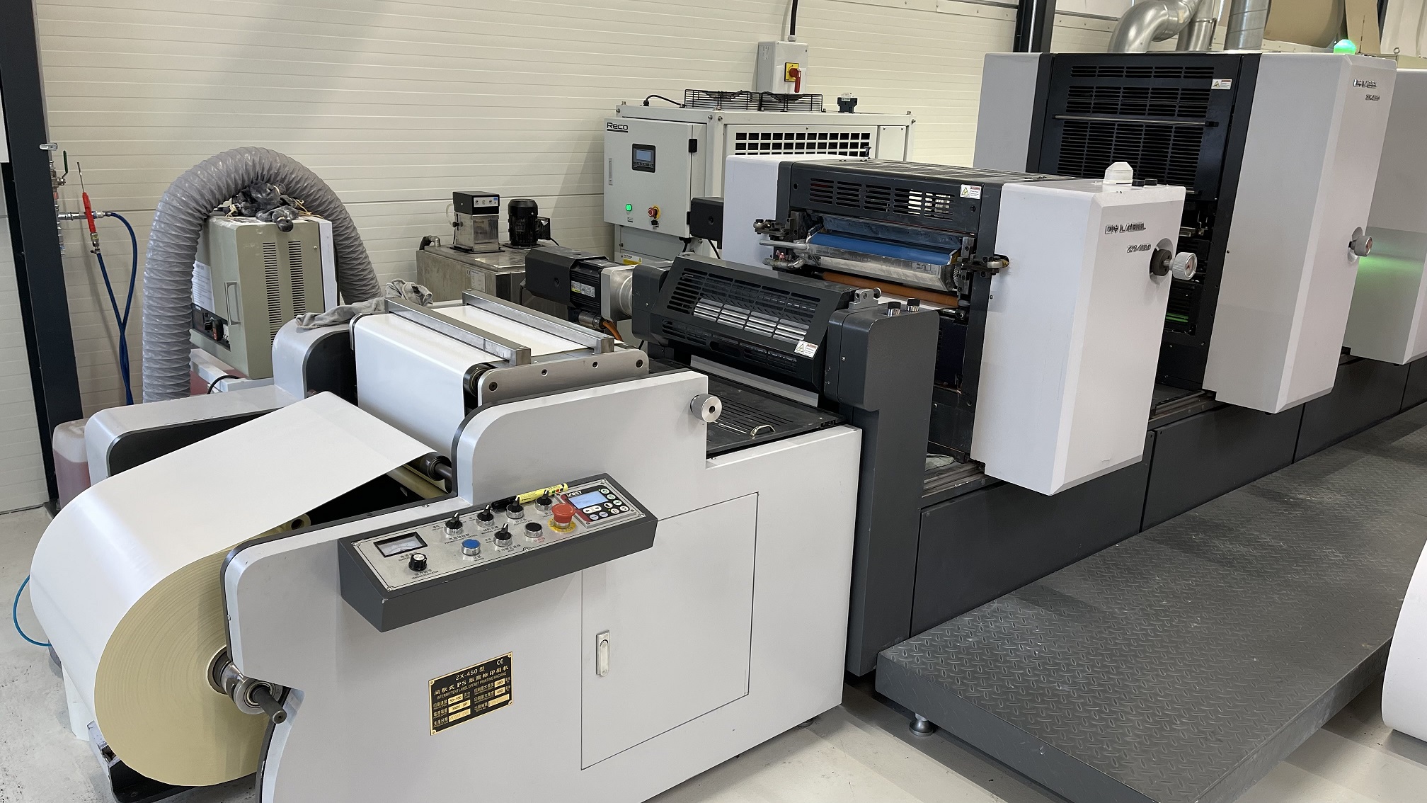 Wegang ZX-450 Intermittent Offset Label Printing Machine Used