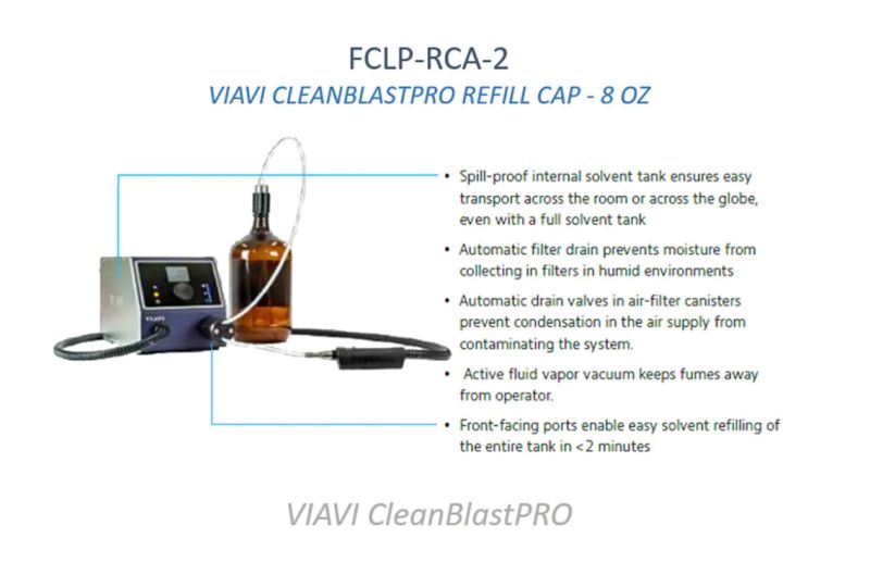 Viavi CleanBlastPRO™ Manual Refill Kit for 225 ml Solvent Bottle