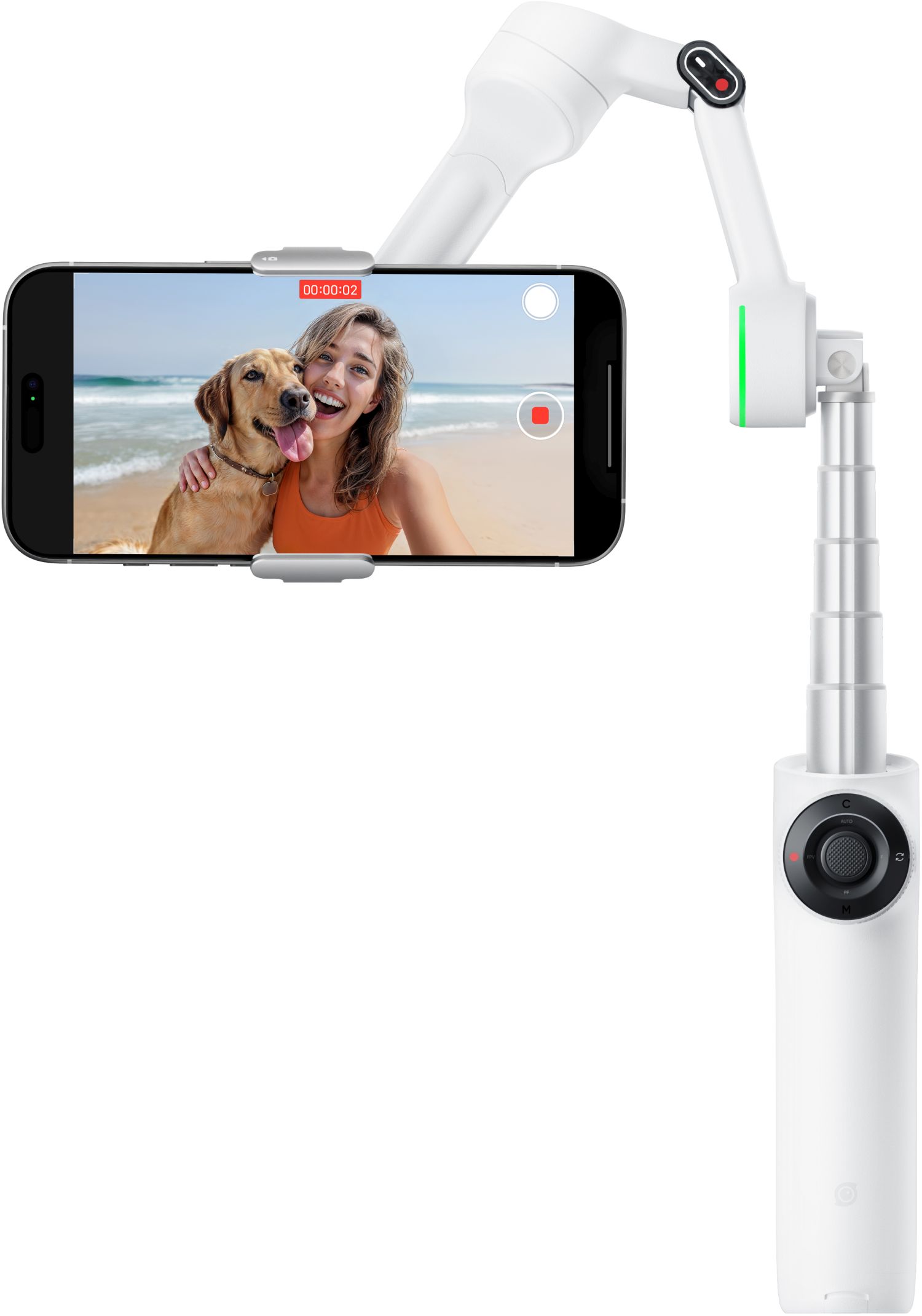 INSTA360 Flow 2 Pro Standard Bundle Summit White - Foto Erhardt